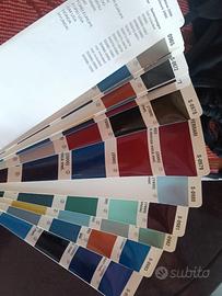 Mazzetta colori Ferrari fiat alfa romeo audi bmw