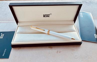Penna Montblanc  bianca e oro
