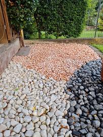 ciottoli-sassi decorativi per giardino 