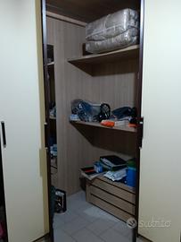 armadio angolare 5 ante