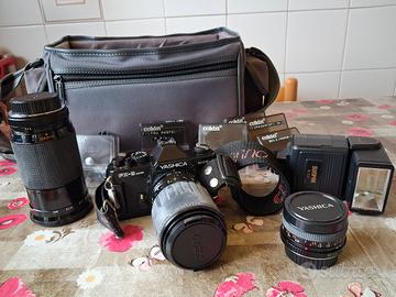 set macchina fotografica YashicaFX 3 super 2000