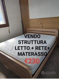 Letto Rete a doghe Materasso 
