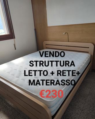 Letto Rete a doghe Materasso 