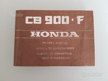 Honda CB900F - Owner's Manual
