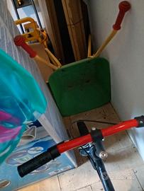 carriola in ferro leggero per bambini 