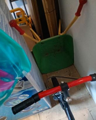 carriola in ferro leggero per bambini 