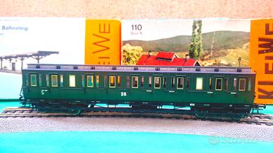 Carrozza Brawa ferrovie tedesche DR, scala H0