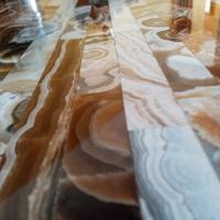 Tavolino in onice naturale massiccio – anni ’70 –