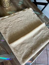 Tessuto per tende color beige