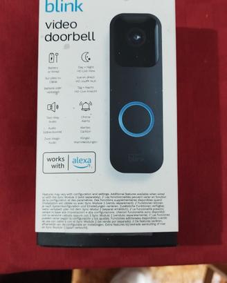 Campanello video Blink Video Doorbell (nuovo, mai 