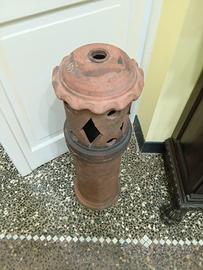 Comignolo / terminale in terracotta antico