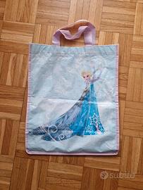 Borsa shopper riutilizzabile Frozen Elsa