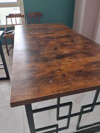 Coppia di Tavoli Design Industriale 160x80 