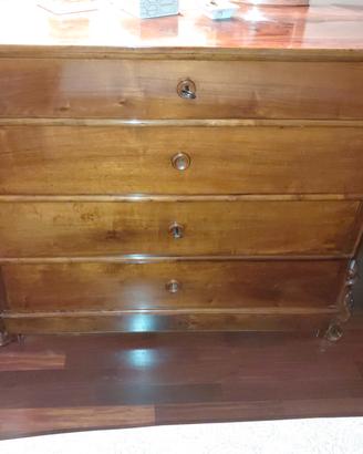 CASSETTONE ANTICO IN LEGNO DI NOCE