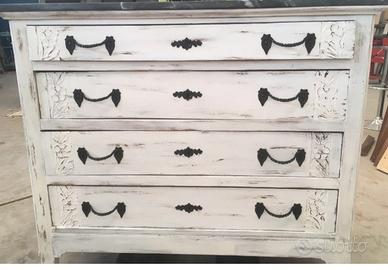 cassettiera stile shabby 