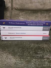 4 libri di William Shakespeare