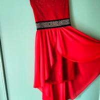 Abito rosso corallo 