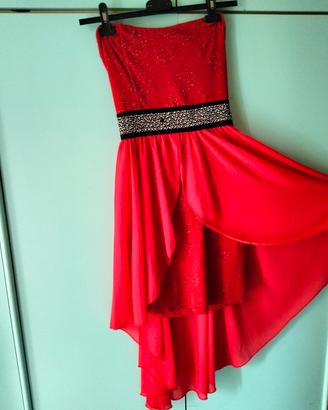 Abito rosso corallo 