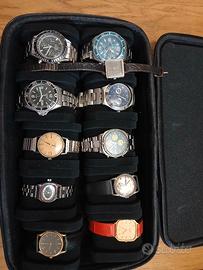 Lotto orologi longines, seiko, enicar e altri