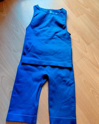 Completo Fitness donna viola