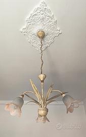 lampadario a tre luci