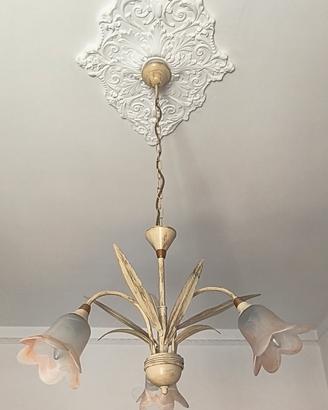 lampadario a tre luci