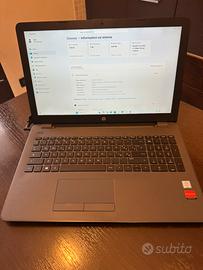 Notebook HP 250 G6 15,6" I5-7200 8GB RAM 240 GB SS