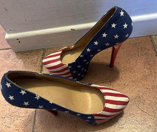 Décolleté tacchi alti bandiera USA  38 Bebo