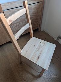 Sedia IVAR IKEA in pino