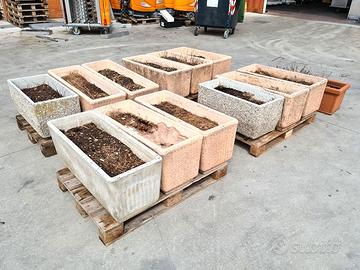 fioriere da giardino usate