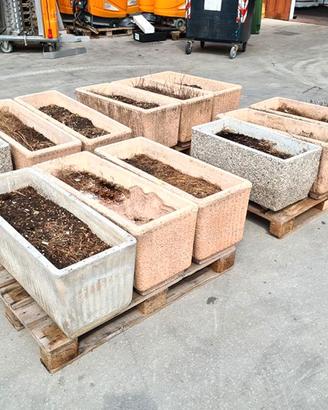 fioriere da giardino usate