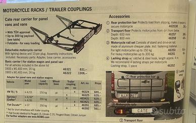 Vw t5/t6 portamoto/bici/pacchi cate