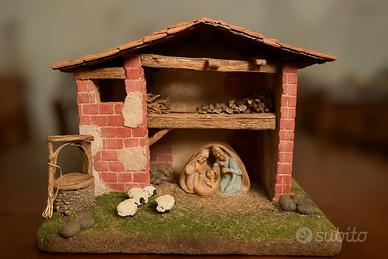 Casa presepe fatta a mano