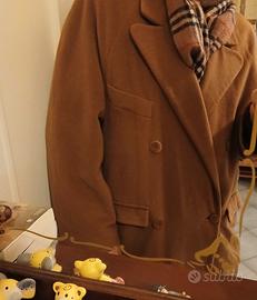 Cappotto Doppio petto lungo Cashmere danneggiato 