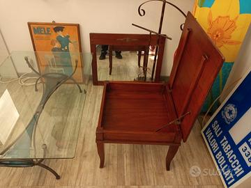 tavolino noce apribile