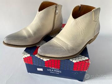 Stivaletti donna in pelle taglia 38