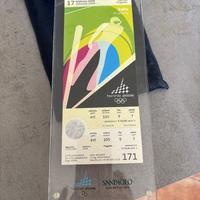 Torino 2006 Olimpiadi biglietto Salto in display