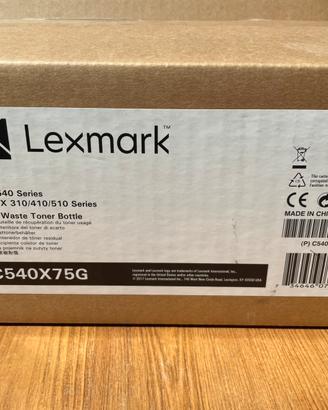 Vascchea toner di scarto stampante Lexmark nuova