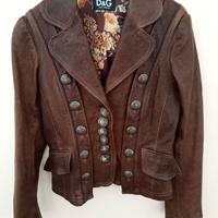 Giubbotto donna in pelle D&G