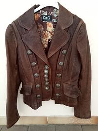 Giubbotto donna in pelle D&G