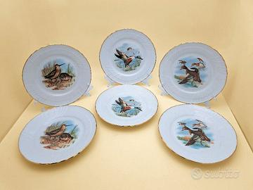 Set piatti Richard Ginori Vecchio Ginori bordo oro