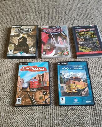 Collezione Videogiochi Strategia Ferroviaria PC
