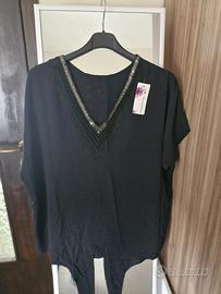 Maglia Nera curve Nuovo con Cartellino