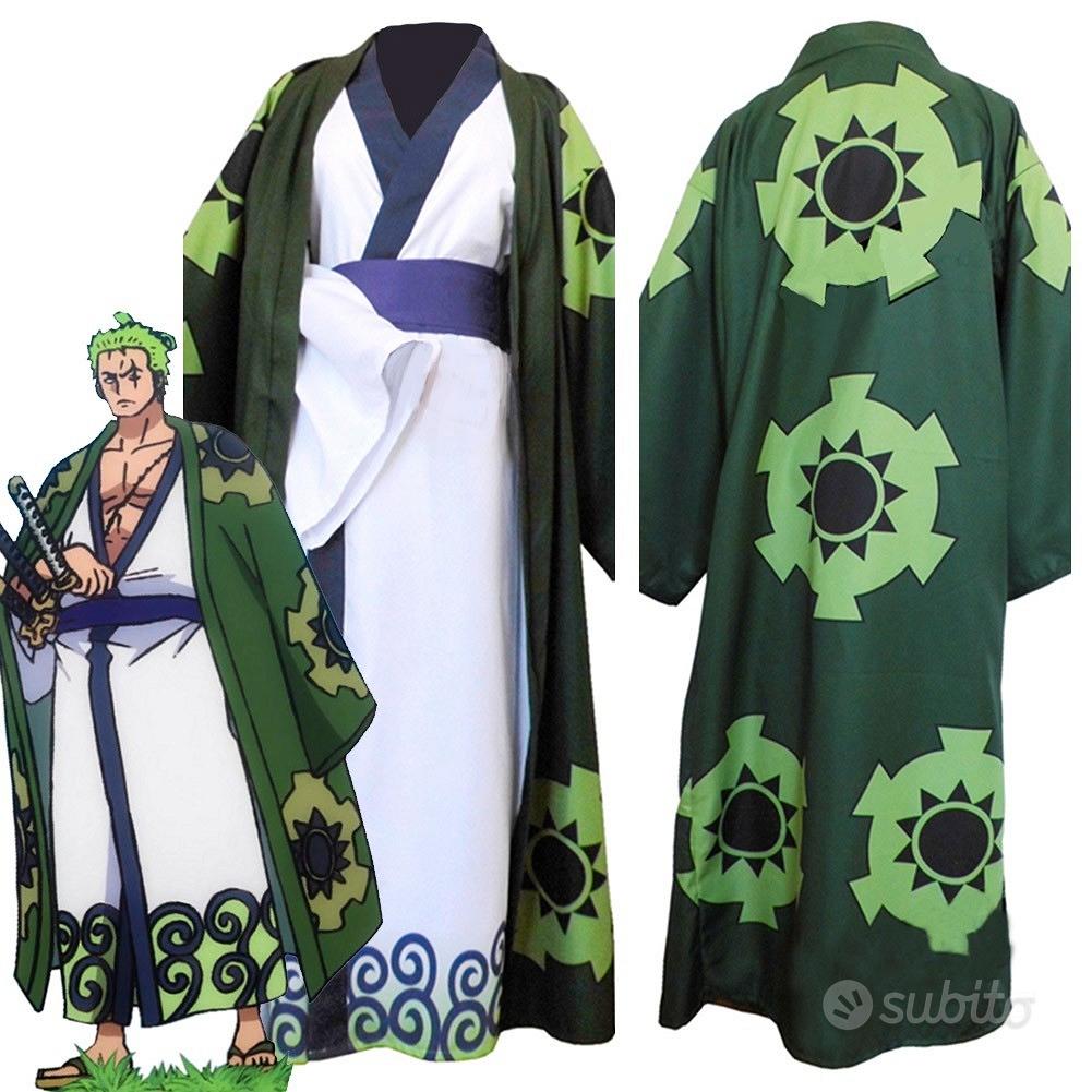 Roronoa Zoro Costume Cosplay Wano Kuni Country Kim - Abbigliamento e  Accessori In vendita a Torino