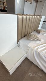 Letto Imbottito matrimoniale completo di rete e ma