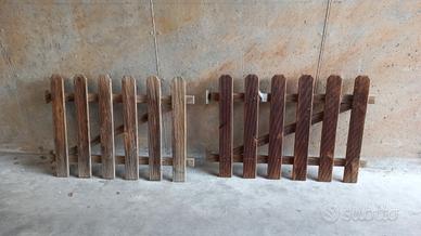 set 2 cancelletti in legno