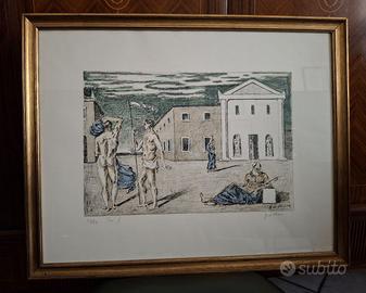 Litografia Di Giorgio De Chirico
