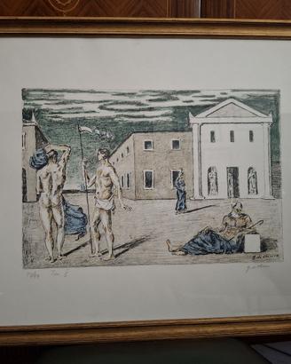 Litografia Di Giorgio De Chirico