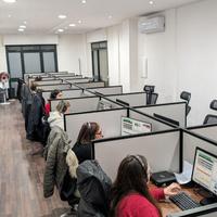 Postazione call center completa di tutto