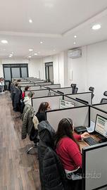 Postazione call center completa di tutto